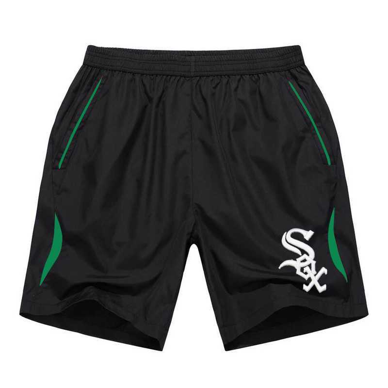 Men's Chicago White Sox Black Green Stripe MLB Shorts,We sell and wholesale Men's Chicago White Sox Black Green Stripe MLB Shorts on line form chian!